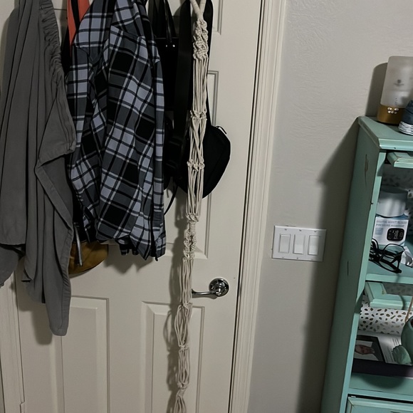 Macramé double plant hanger - Picture 5 of 5